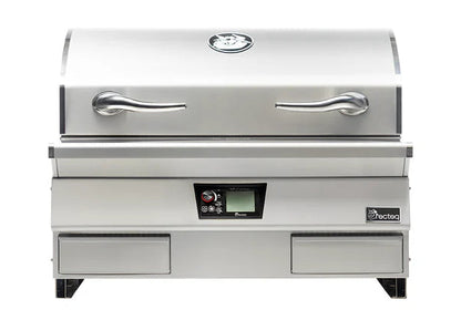 Stainless steel built in pellet grill with digital display