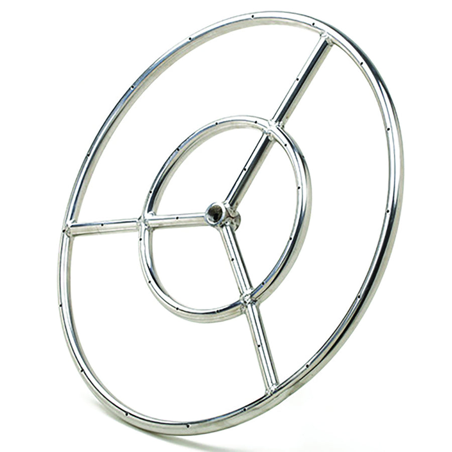 Athena Stainless Steel Fire Ring - 12 Inch
