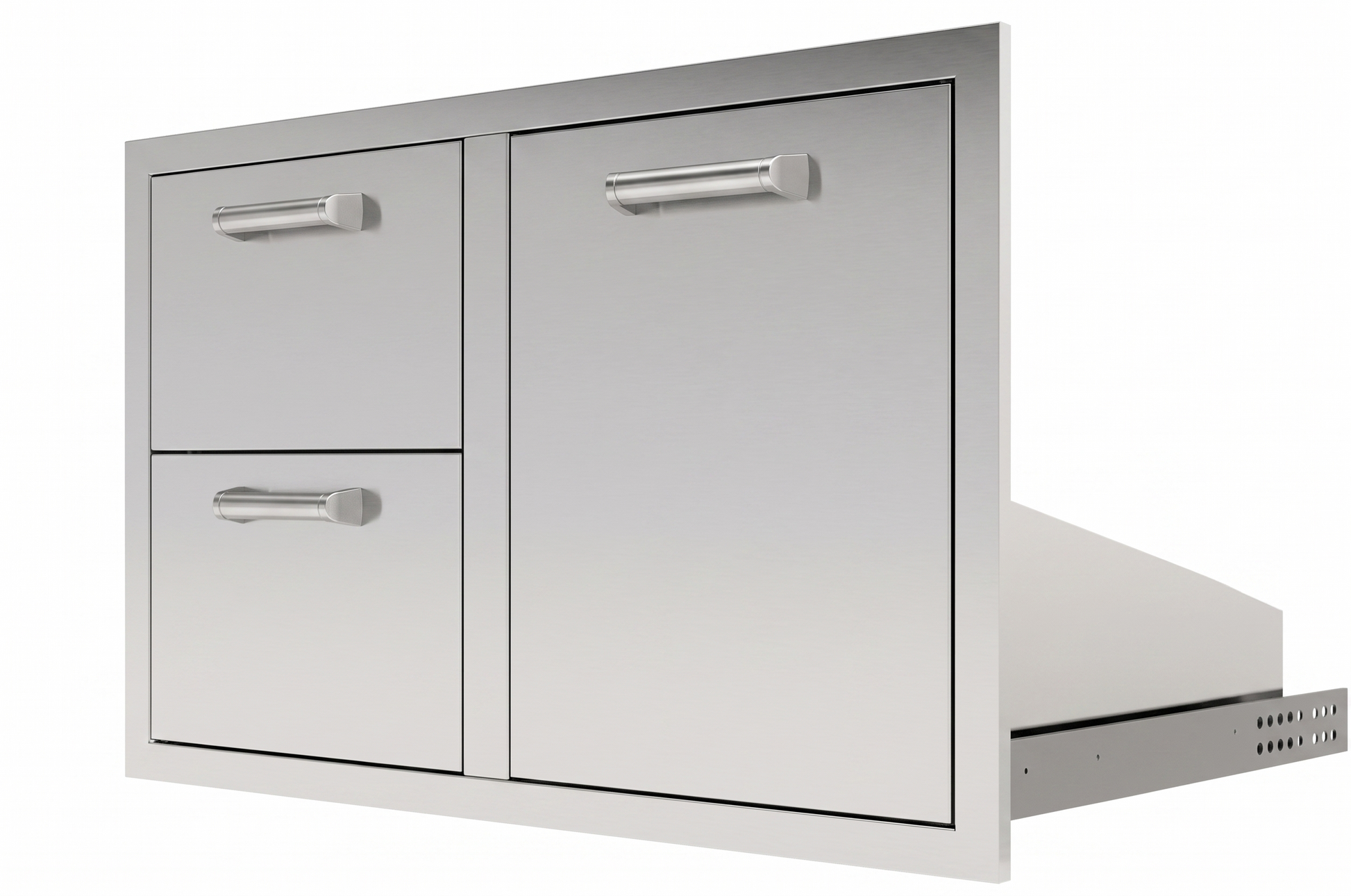BBQ Island 260 H-Series - 32 Inch 2 Drawer and Trash/Propane Rollout on Right Combo