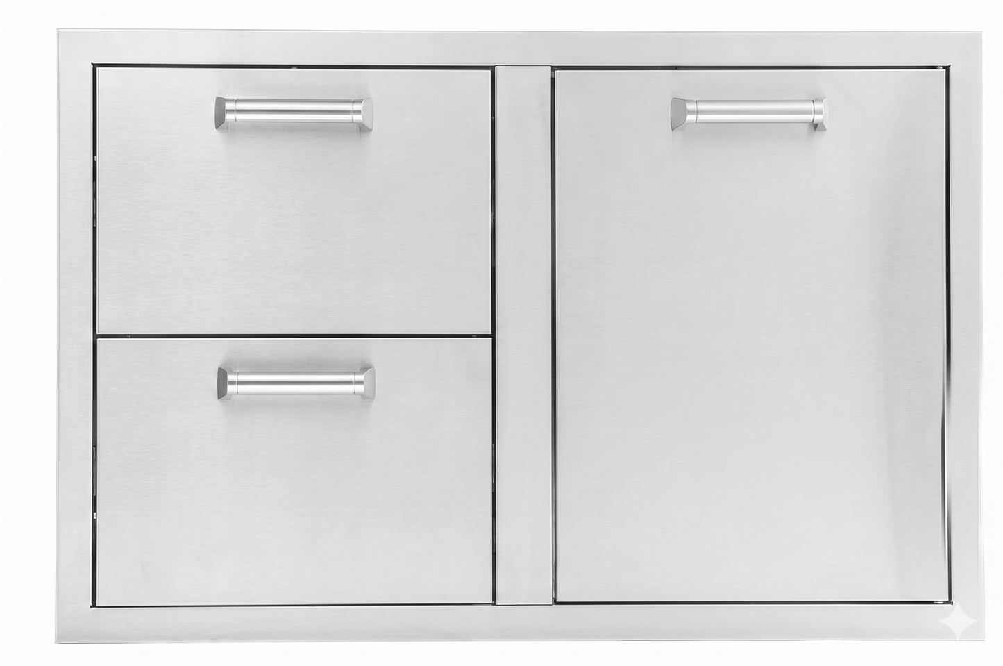 BBQ Island 260 H-Series - 32 Inch 2 Drawer and Trash/Propane Rollout on Right Combo