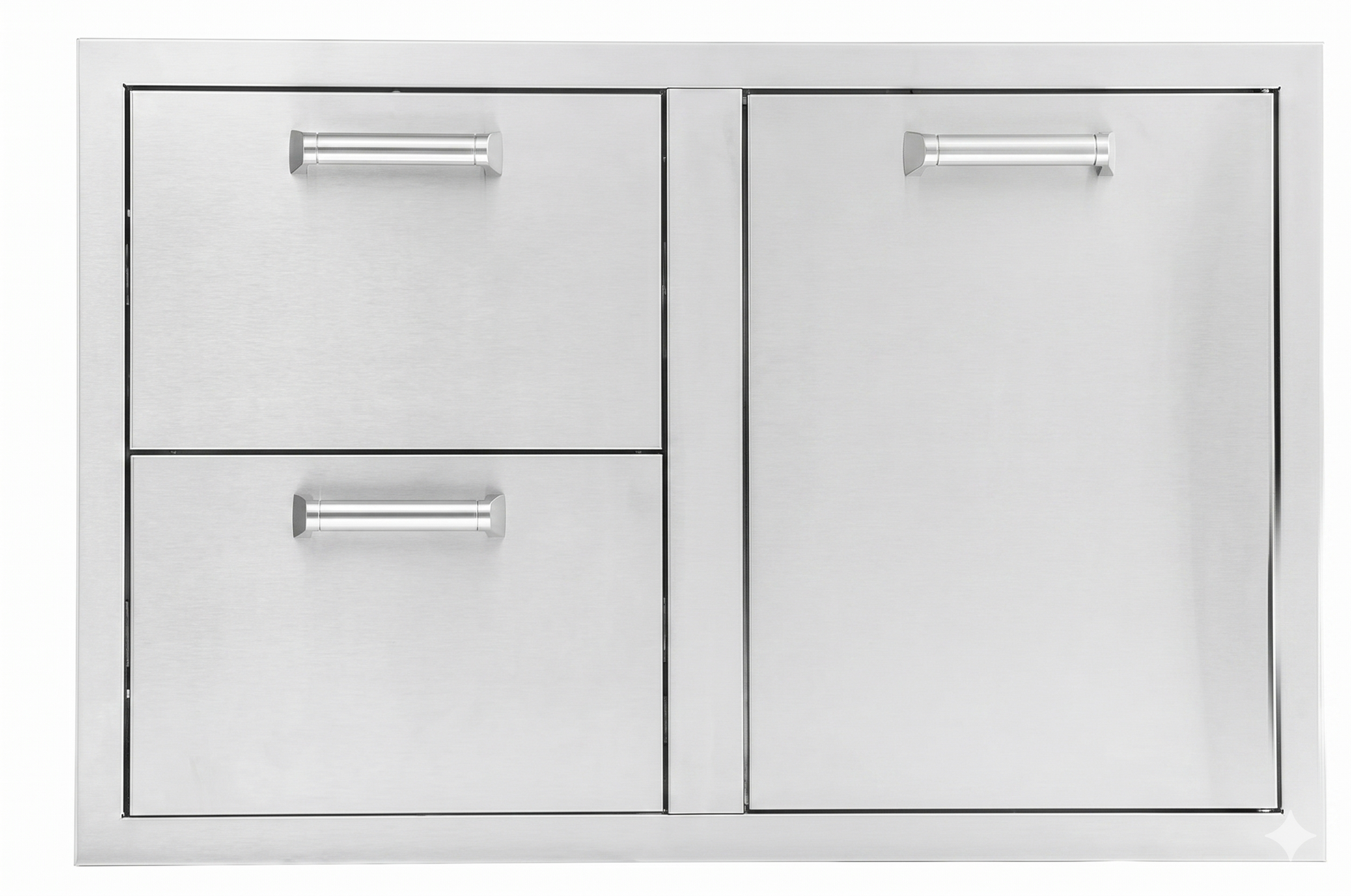 BBQ Island 260 H-Series - 32 Inch 2 Drawer and Trash/Propane Rollout on Right Combo