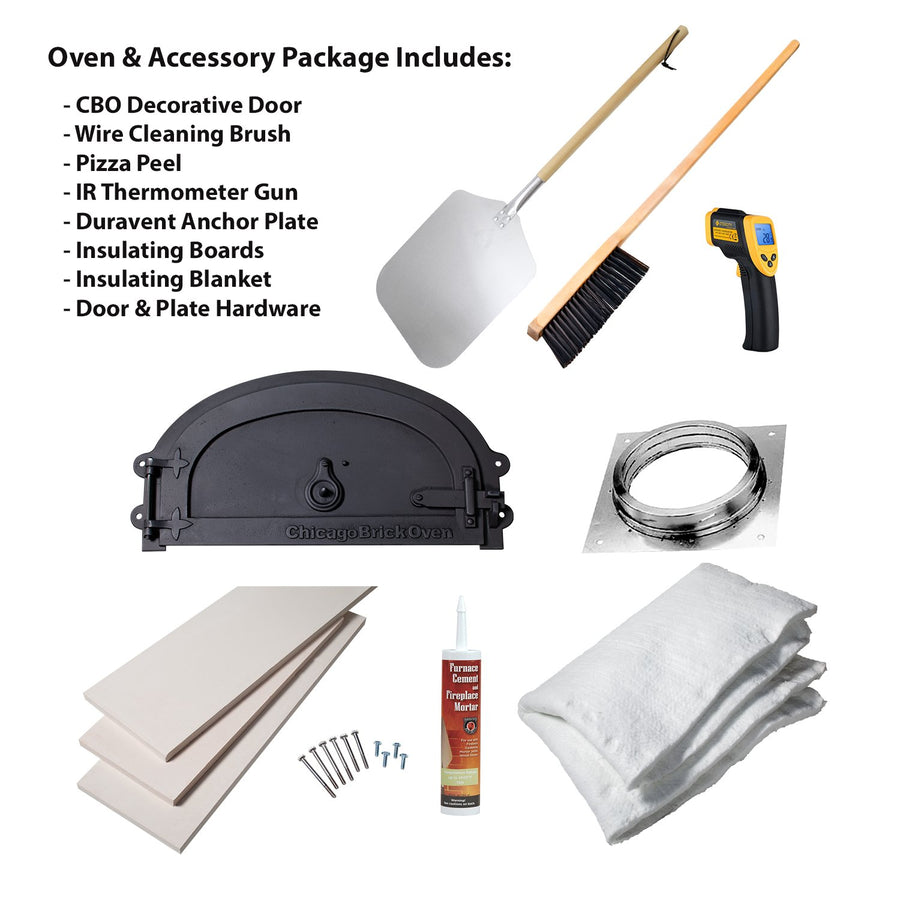 Chicago Brick Oven 750 DIY Bundle Gas Hybrid
