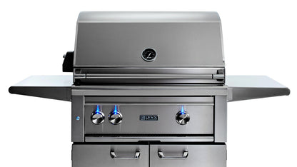 Lynx 30 Inch Professional Natural Gas Grill w/All Trident Burners and Rotisserie on a Cart