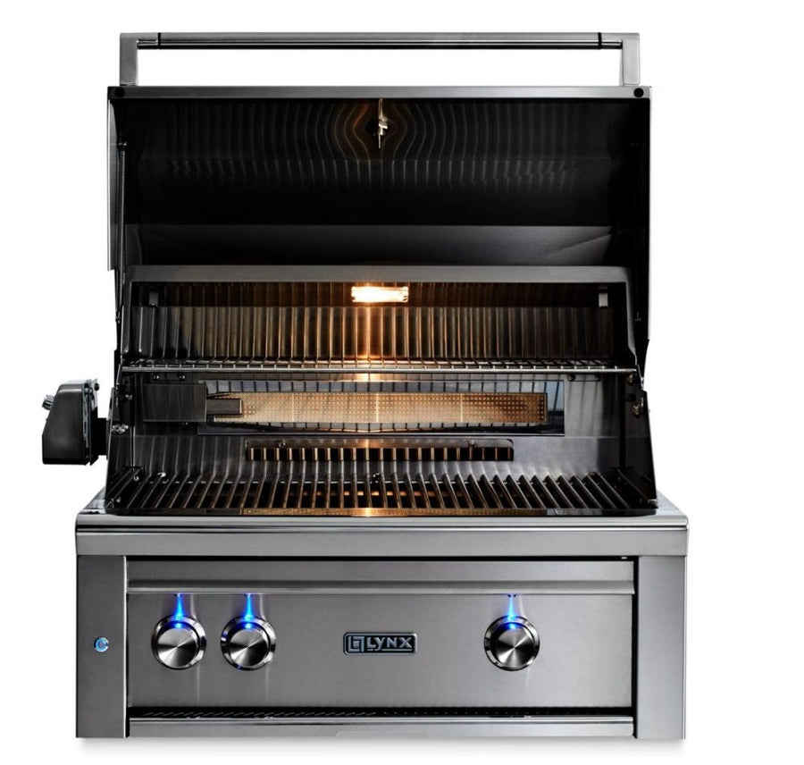 Lynx 30 Inch Professional All Trident Propane Gas Grill w/ Rotisserie