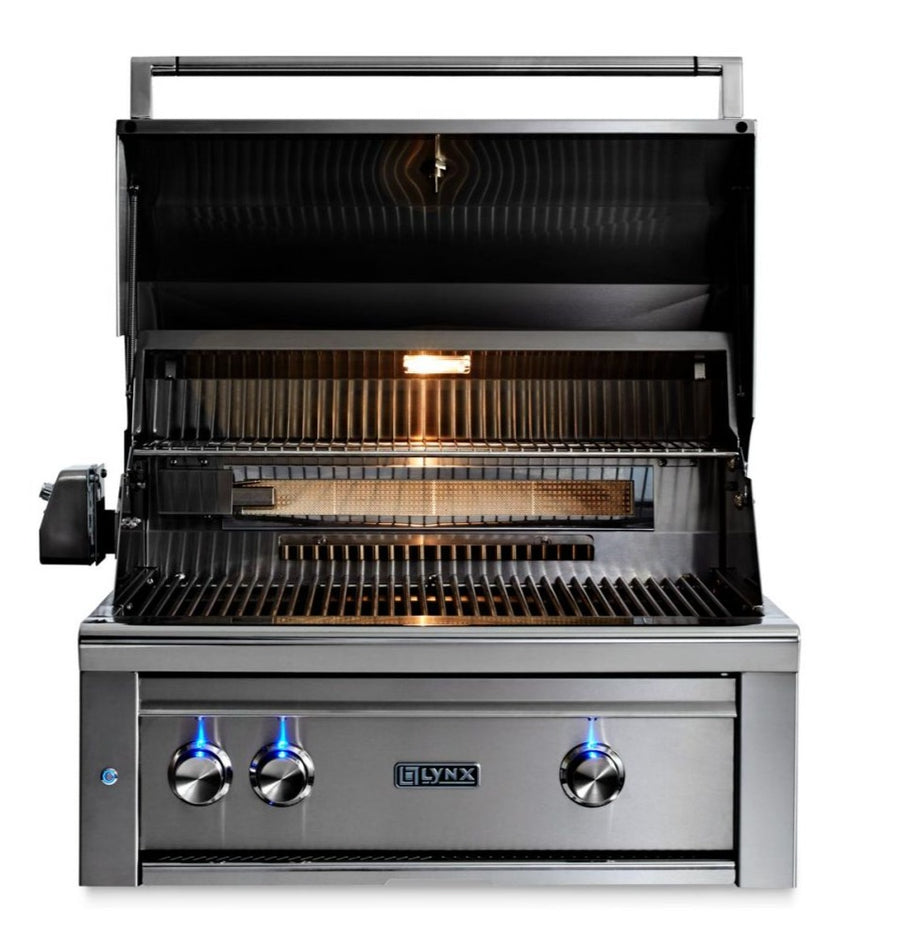 Lynx 30 Inch Professional All Trident Natural Gas Grill w/ Rotisserie