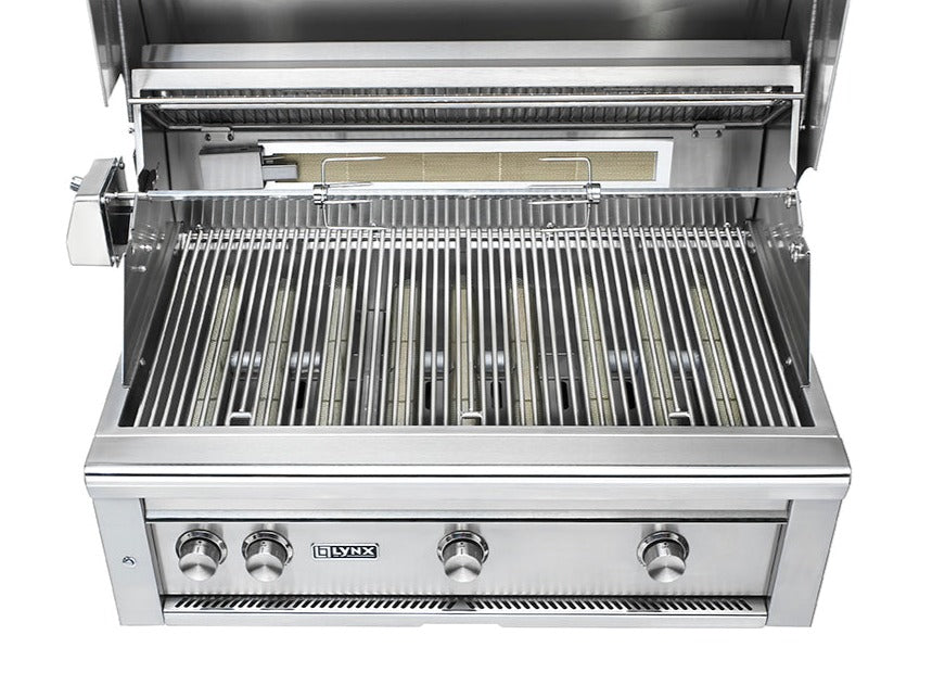 Lynx 36 Inch Professional All Trident Natural Gas Grill w/ Rotisserie