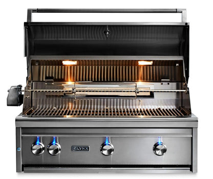 Lynx 36 Inch Professional Natural Gas Grill w/ Trident Burner and Rotisserie