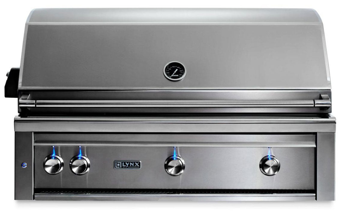 Lynx 42 Inch Professional Natural Gas Grill w/ Trident Burner and Rotisserie