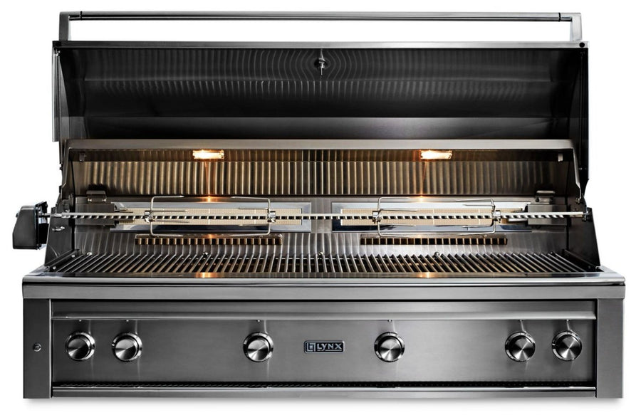 Lynx 54 Inch Professional Natural Gas Grill w/ Trident and Rotisserie