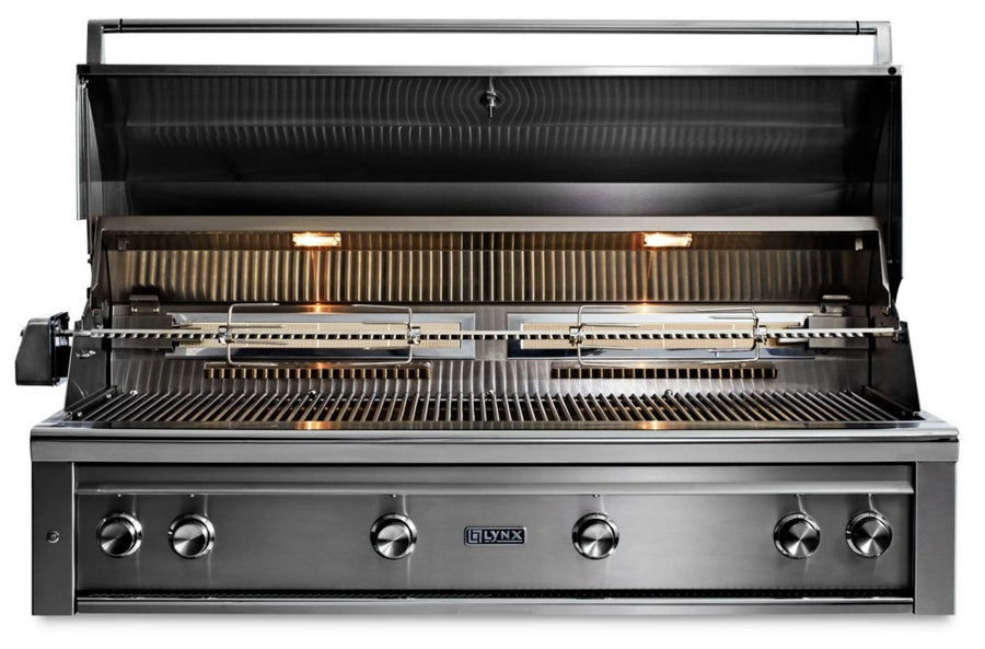 Lynx 54 Inch Professional Propane Gas Grill w/ Trident and Rotisserie
