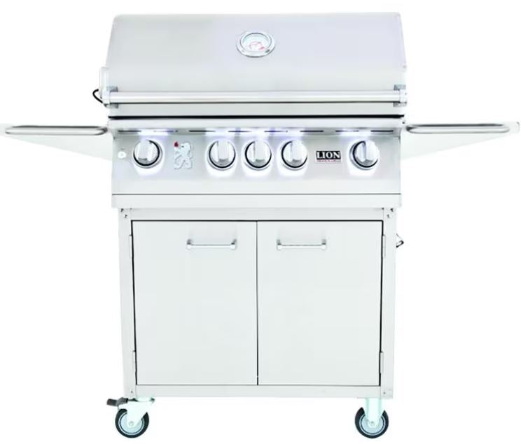 Lion L75000 32 Inch Premium Natural Gas Grill On Cart