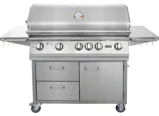 Lion 90000 40 Inch Premium Natural Gas Grill On Cart