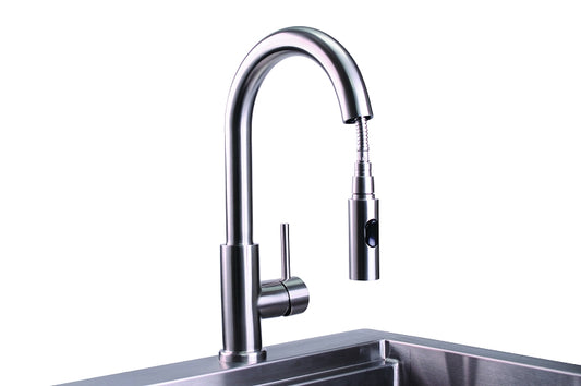 Lynx Professional Outdoor Gooseneck Pull Down Faucet