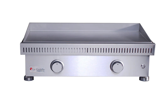 Le Griddle Commercial Series 75 - 30 Inch 2 Burner Propane - 3mm Plate