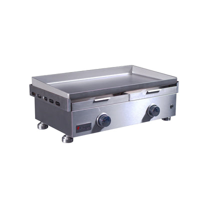 Le Griddle Commercial Series 75 - 30 Inch 2 Burner Natural Gas - 6mm Plate