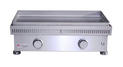 Le Griddle Commercial Series 75 - 30 Inch 2 Burner Natural Gas - 6mm Plate