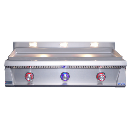 Le Griddle Pro Series 105 - 41 Inch 3 Burner Natural Gas - 6mm Plate