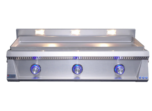 Le Griddle Pro Series 105 - 41 Inch 3 Burner Natural Gas - 6mm Plate