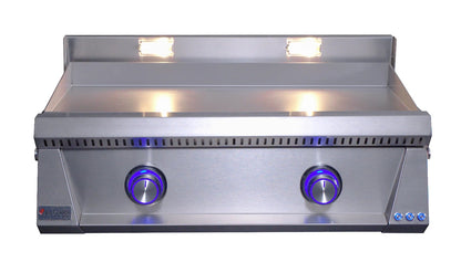 Le Griddle Pro Series 75 - 30 Inch 2 Burner Propane - 3mm Plate