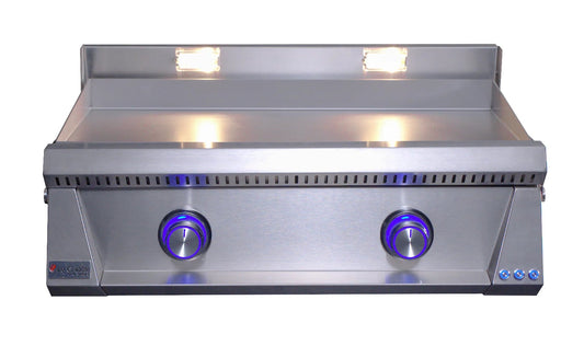 Le Griddle Pro Series 75 - 30 Inch 2 Burner Propane - 3mm Plate