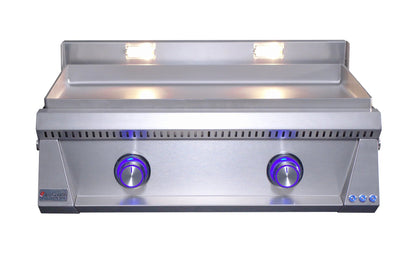 Le Griddle Pro Series 75 - 30 Inch 2 Burner Propane - 6mm Plate