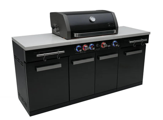 Mont Alpi Compact Series Black MA-957 Island - Natural Gas