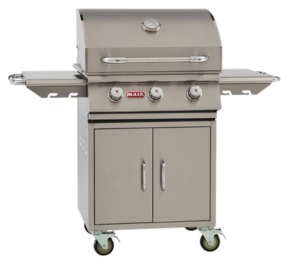 Bull Steer 24 Inch Propane Gas Grill on Cart