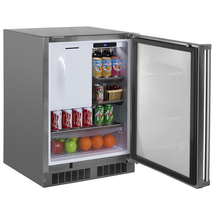 Marvel 24 Inch Outdoor Rated Refrigerator with Freezer