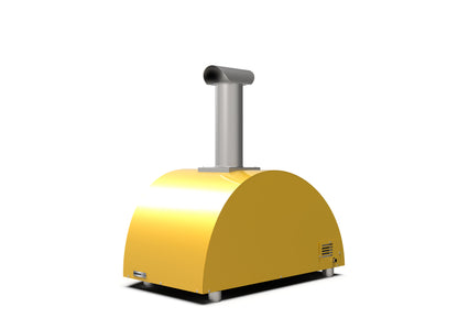 Alfa Moderno '3 Pizze' Gas or Wood Pizza Oven - Fire Yellow