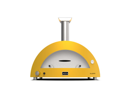 Alfa Moderno '5 Pizze' Gas or Wood Pizza Oven - Fire Yellow