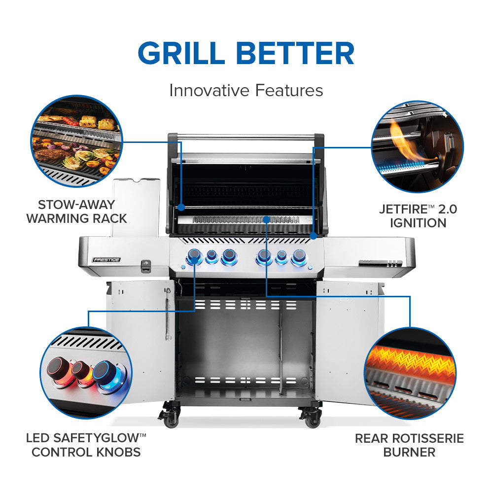 Napoleon Prestige 500 RSIB Grill - Natural Gas