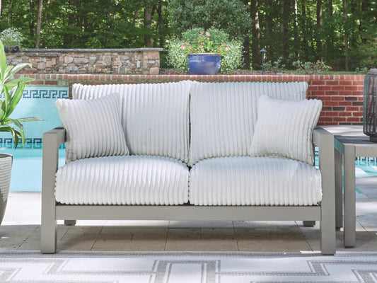 Ashley Furniture Moonlight View Outdoor Loveseat with Cushion - P695-835