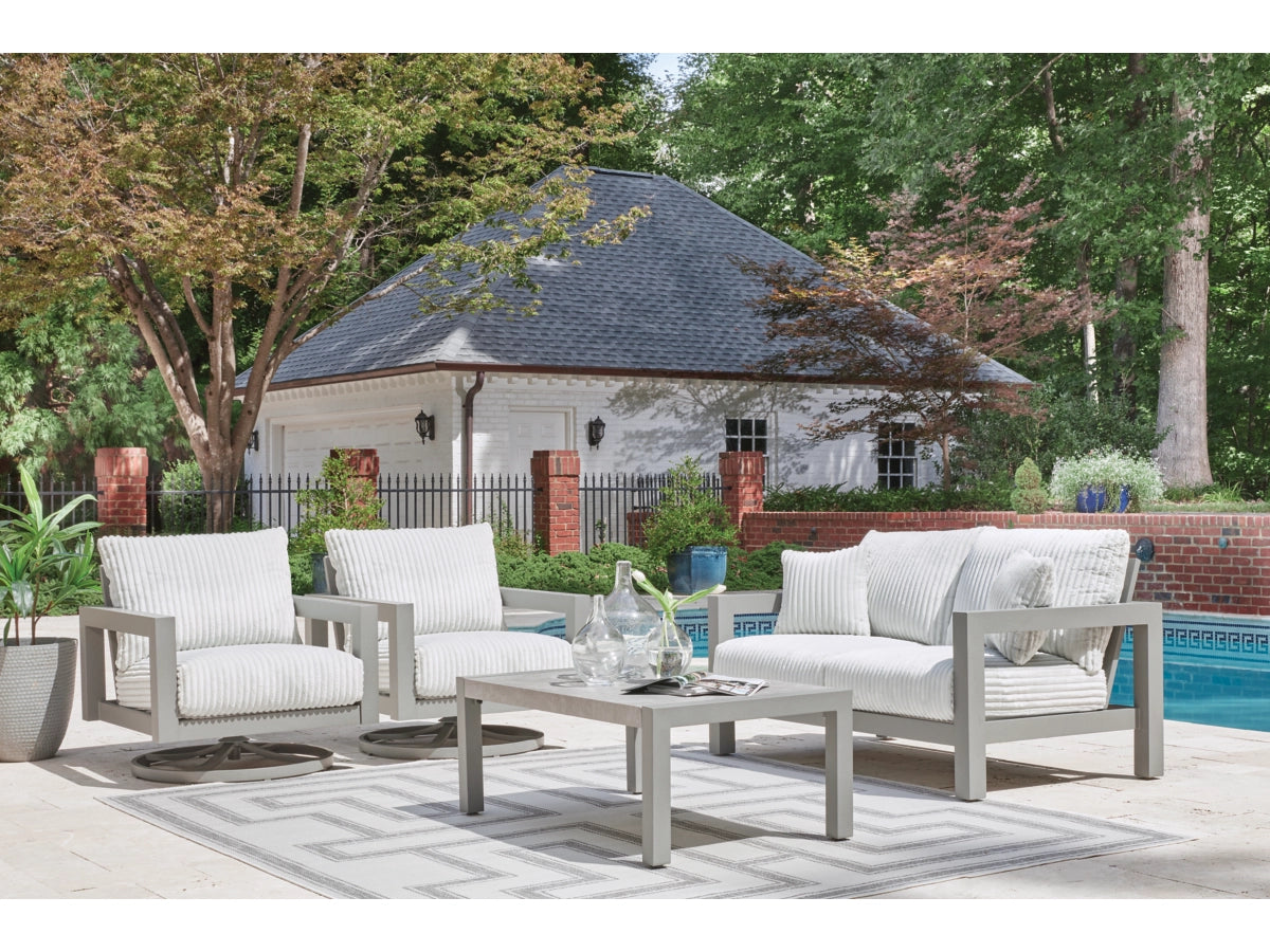Ashley Furniture Moonlight View Outdoor Loveseat with Cushion - P695-835