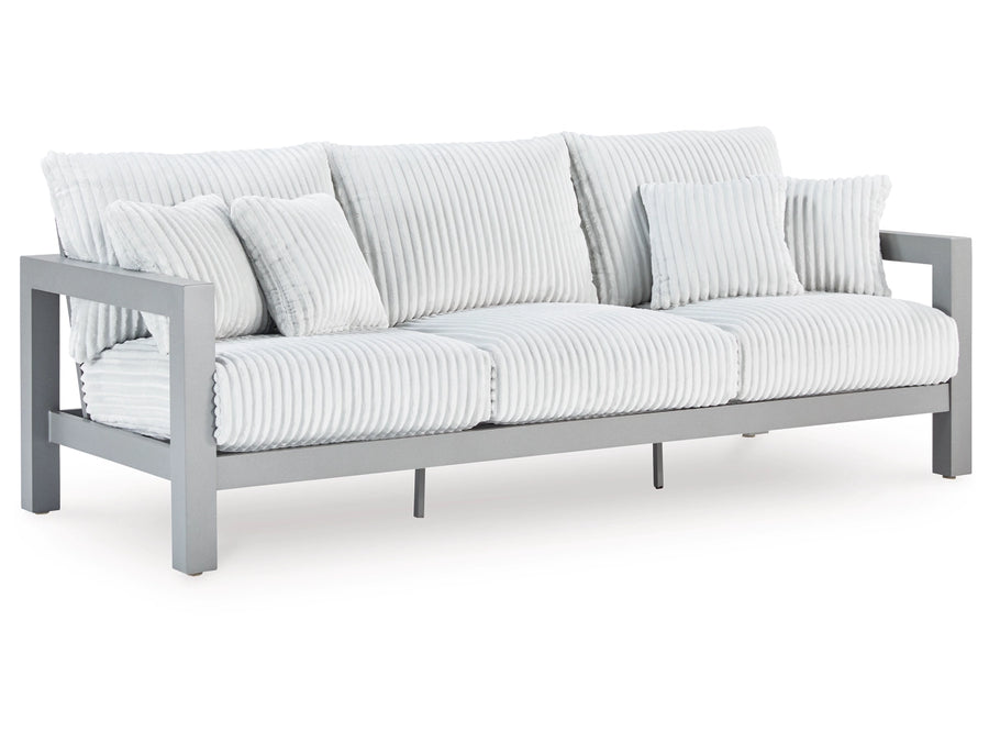 Ashley Furniture Moonlight View Outdoor Sofa angled view