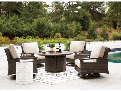 Ashley Furniture Paradise Trail Outdoor Fire Pit Table - P750-776