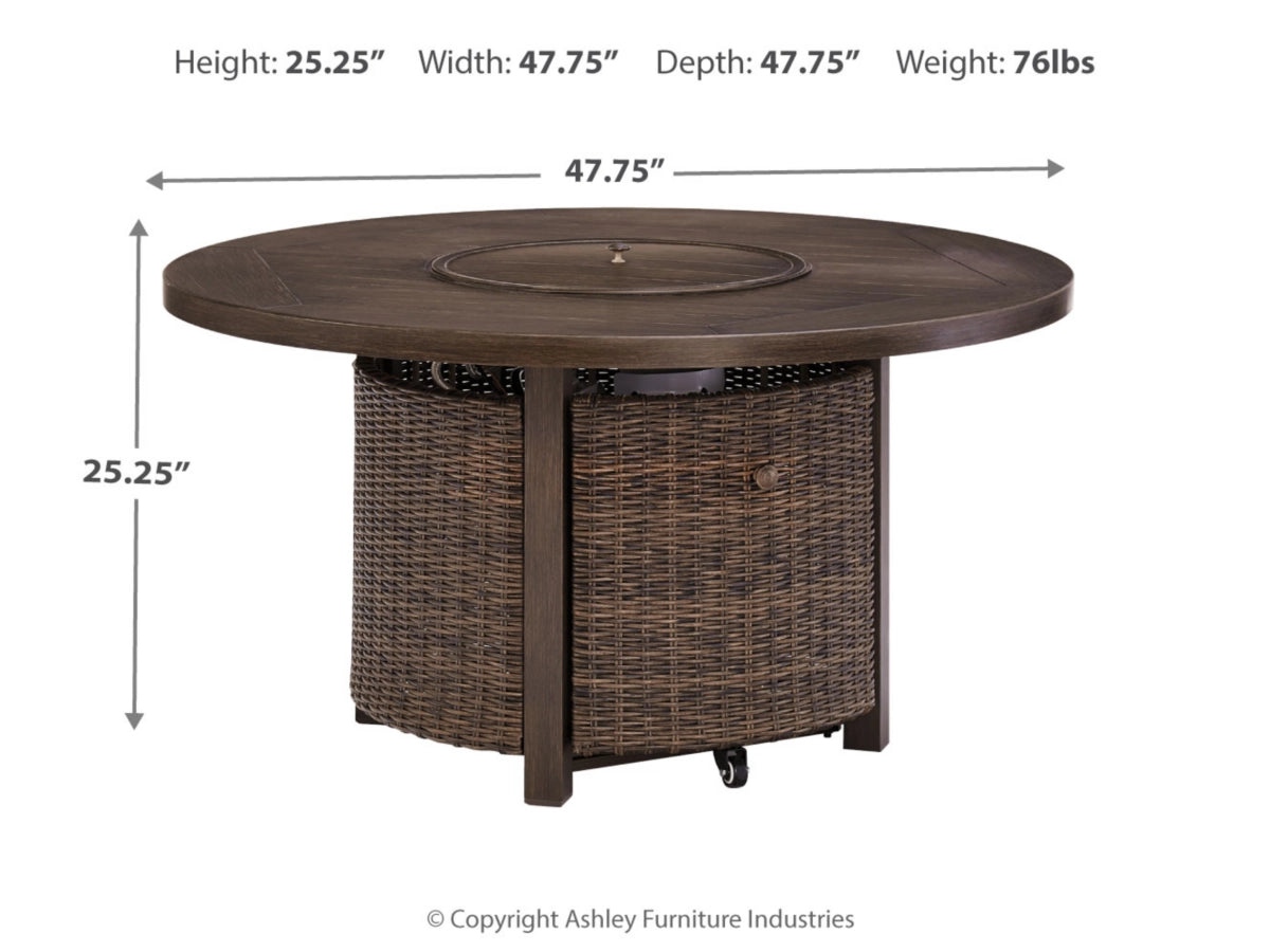 Ashley Furniture Paradise Trail Outdoor Fire Pit Table - P750-776