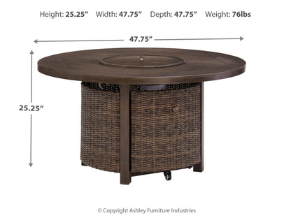 Ashley Furniture Paradise Trail Outdoor Fire Pit Table - P750-776