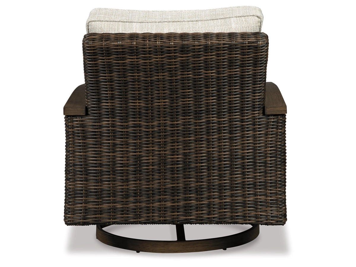 Ashley Furniture Paradise Trail Outdoor Swivel Lounge Chair (Set of 2) - P750-821