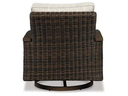 Ashley Furniture Paradise Trail Outdoor Swivel Lounge Chair (Set of 2) - P750-821