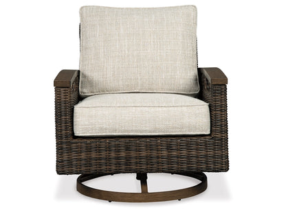 Ashley Furniture Paradise Trail Outdoor Swivel Lounge Chair (Set of 2) - P750-821