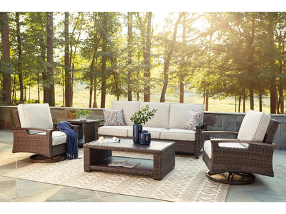 Ashley Furniture Paradise Trail Outdoor Swivel Lounge Chair (Set of 2) - P750-821