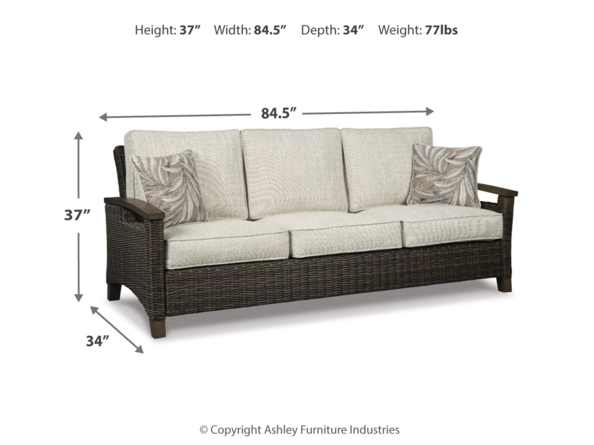 Ashley Furniture Paradise Trail Outdoor Sofa - P750-838