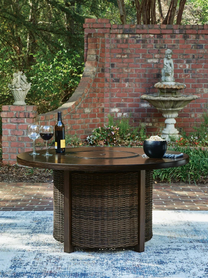 Ashley Furniture Drakes Beach Outdoor Fire Pit Table - P760-776