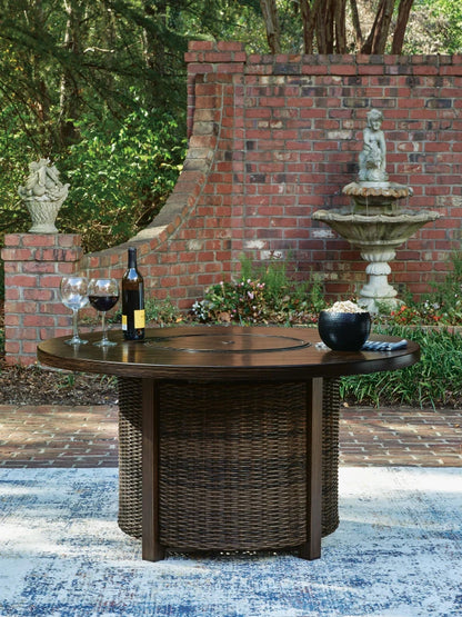 Ashley Furniture Drakes Beach Outdoor Fire Pit Table - P760-776