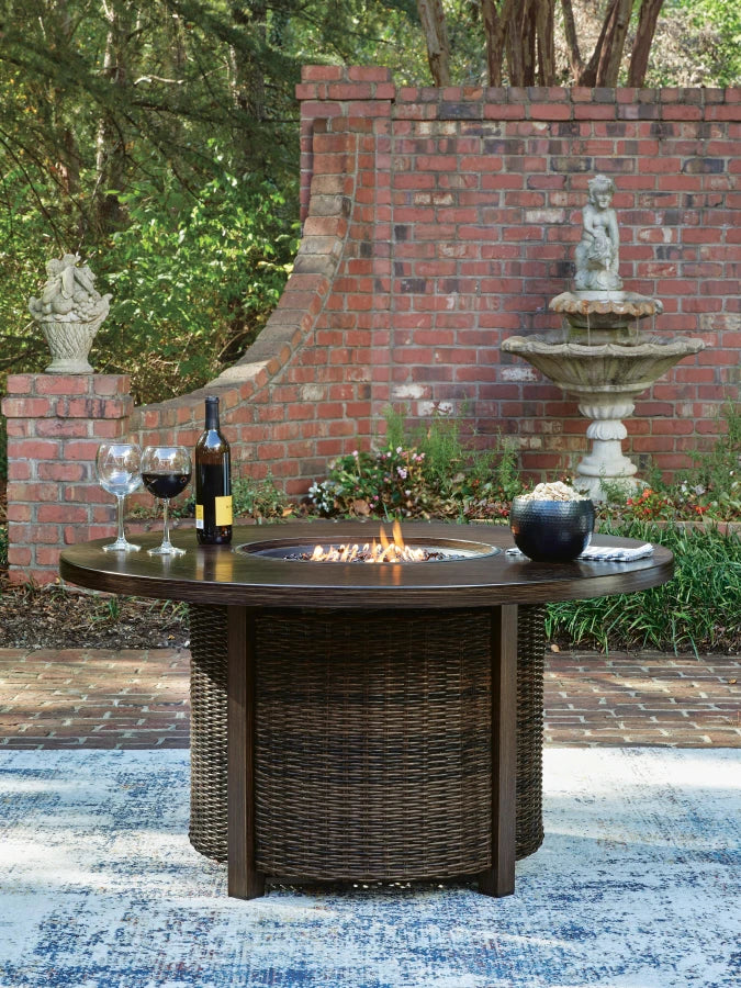 Ashley Furniture Drakes Beach Outdoor Fire Pit Table - P760-776
