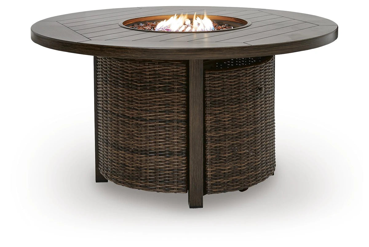 Ashley Furniture Drakes Beach Outdoor Fire Pit Table - P760-776
