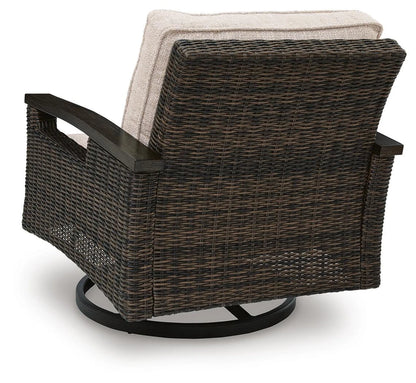 Ashley Furniture Drakes Beach Outdoor Swivel Lounge Chair (Set of 2) - P760-821