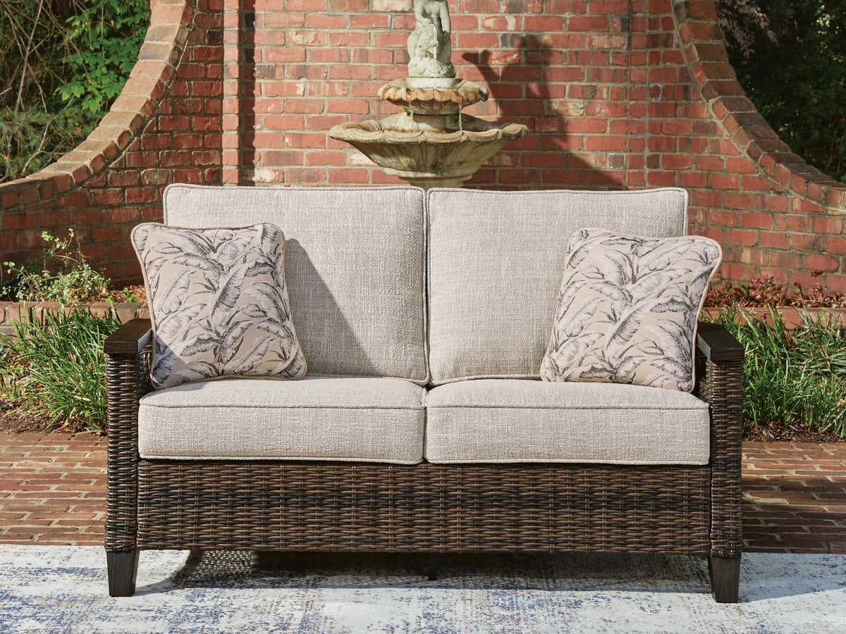Ashley Furniture Drakes Beach Outdoor Loveseat - P760-835