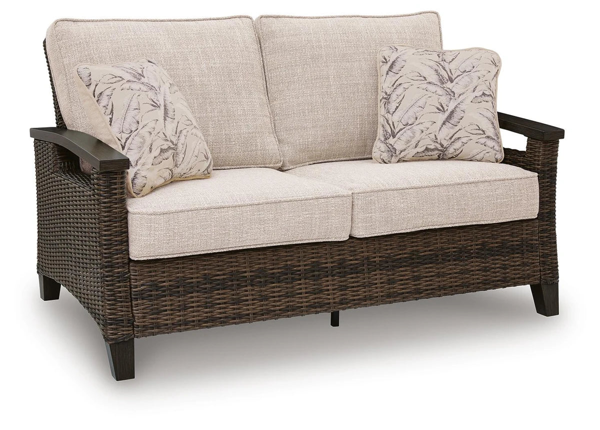 Ashley Furniture Drakes Beach Outdoor Loveseat - P760-835