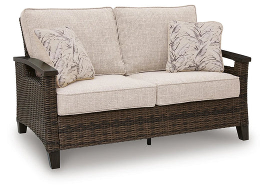 Ashley Furniture Drakes Beach Outdoor Loveseat - P760-835